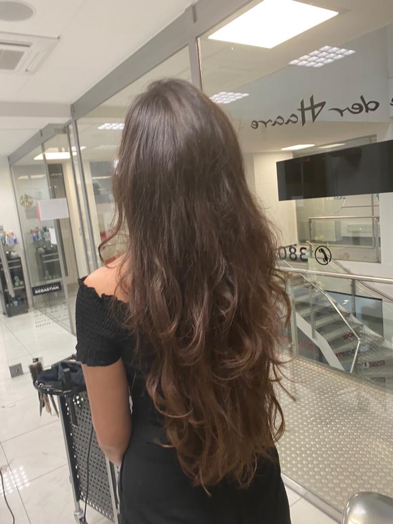 Premiere der Haare - Friseur Arbeitsplatz Details